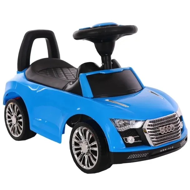 Gbil til Brn  Klassisk Ride-on Bil - Glossy Blue