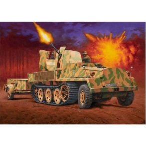 REVELL Modellset sWS med Flak43 och Sd.Ah58 Ammo Trailer