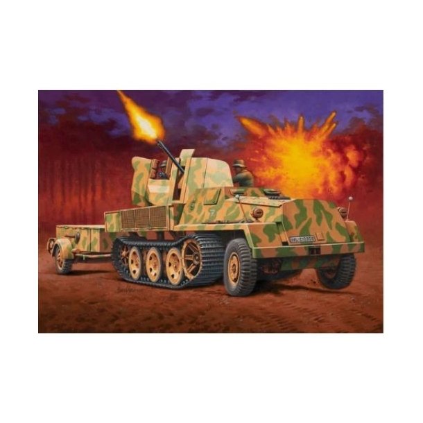 REVELL Model Set sWS with Flak43 and Sd.Ah58 Ammo Trailer