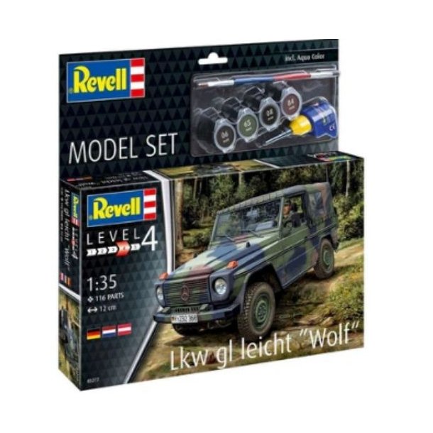 REVELL Model Set Lkw gl leicht "Wolf" 1:35