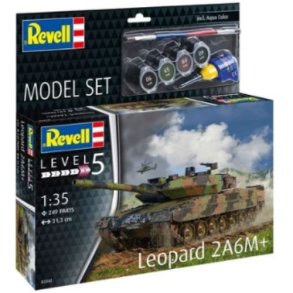 REVELL Model Set Leopard 2 A6M+ 1:35