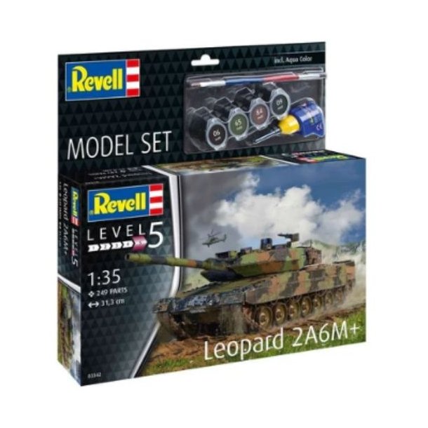 REVELL Model Set Leopard 2 A6M+ 1:35