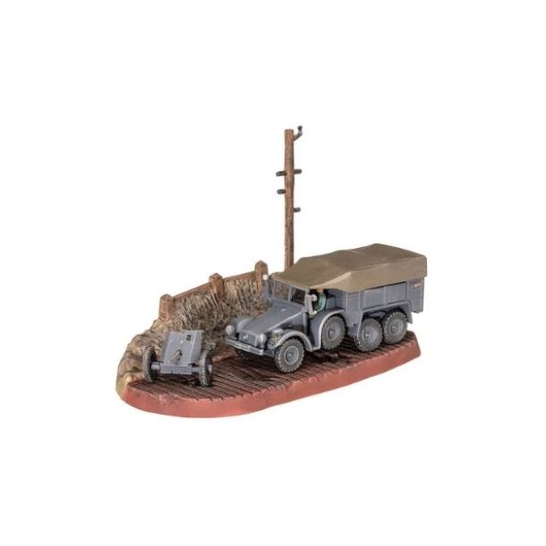 REVELL Model Set Krupp Protze KFZ 69 with 3,7cm Pak 1:76