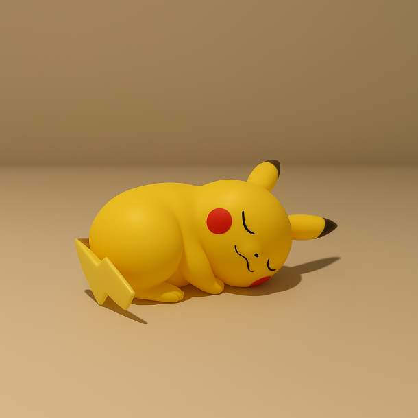 Pikachu Nattlampa - Mjuk LED Barnlampa