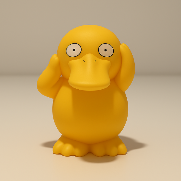 Psyduck Natlampe  Bld LED Brnelampe