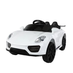 Elbil til B�rn - Porsche 911 Stil - 6V med Fjernbetjening (Hvid)