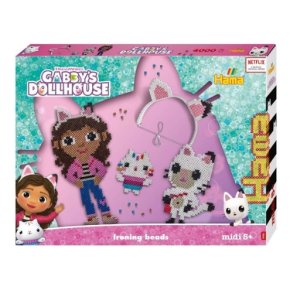 Hama Midi Prlor - 4000 st. + 2 Ark - Gabby's Dollhouse