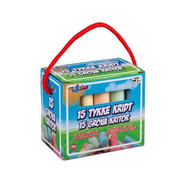 15 stk. tykke kridt