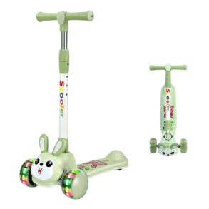 sparkcykel med LED-hjul - Grn