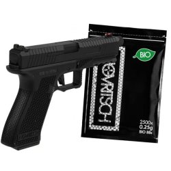 SSE18 Fullautomatisk Pistol - OD Grn