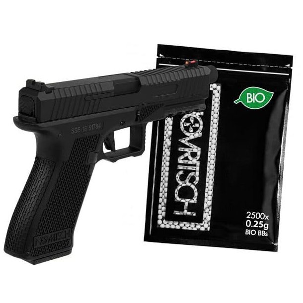 SSE18 Fullautomatisk Pistol - OD Grn