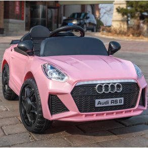Audi RS Elbil til B�rn - Pink Cabriolet 6V med Lyd & Lys