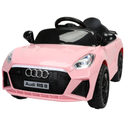 Audi RS Elbil til B�rn - Pink Cabriolet 6V med Lyd &amp; Lys