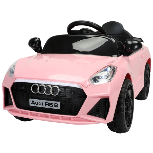 Audi RS Elbil til B�rn - Pink Cabriolet 6V med Lyd &amp; Lys