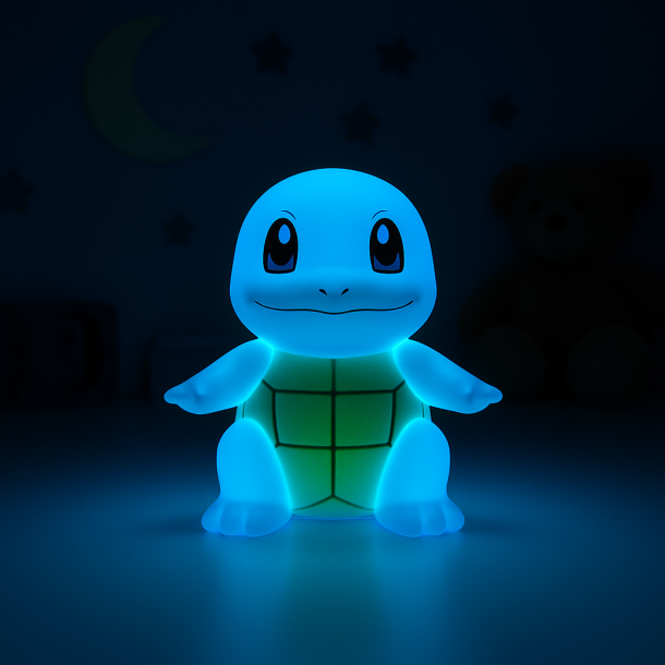 Squirtle Natlampe  Bld LED Brnelampe