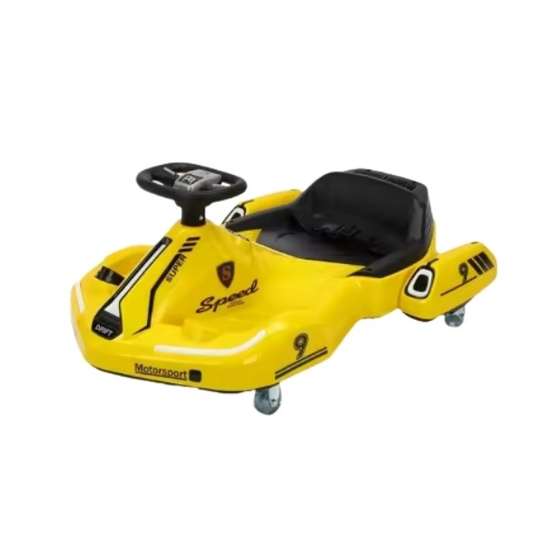 Elektrisk Brne Gokart CN-TJB2K1 (12V Driftbil) Gul