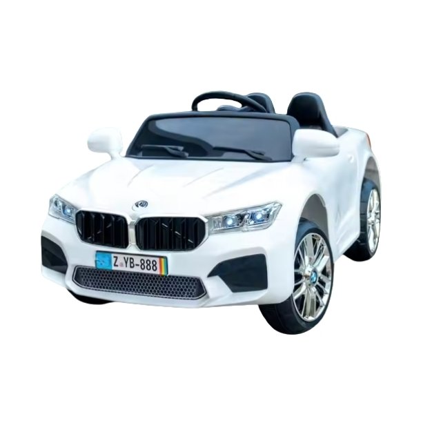 Elektrisk Brnesportsvogn SE-888 (BMW-inspireret, 12V) Hvid