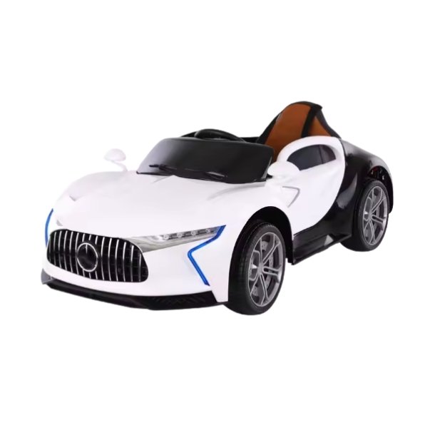 Elektrisk Sportsvogn 12V (Mercedes AMG-inspireret) Hvid