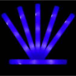 LED Glow Foam Sticks (Skumlys, 3 modes)
