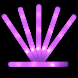 LED Glow Foam Sticks (Skumlys, 3 modes)