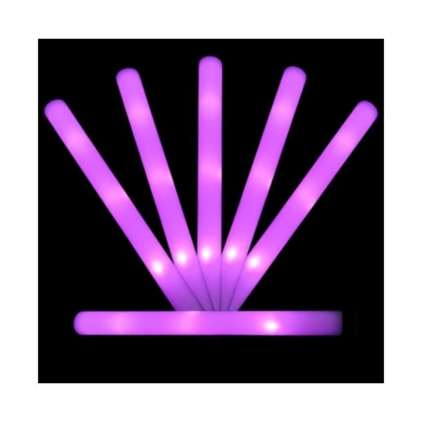 LED Glow Foam Sticks (Skumlys, 3 modes)
