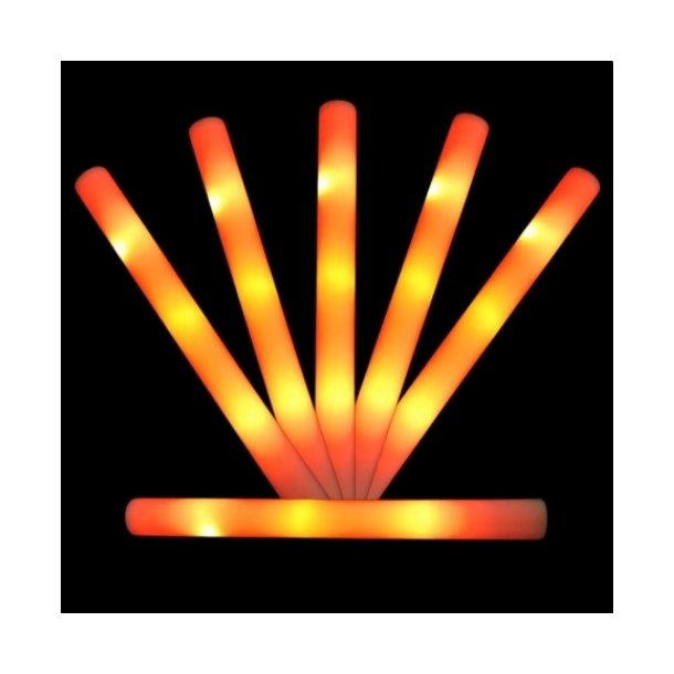 LED Glow Foam Sticks (Skumlys, 3 modes)
