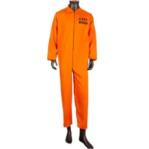 Fangedragt Kostume  Orange Jumpsuit til Halloween