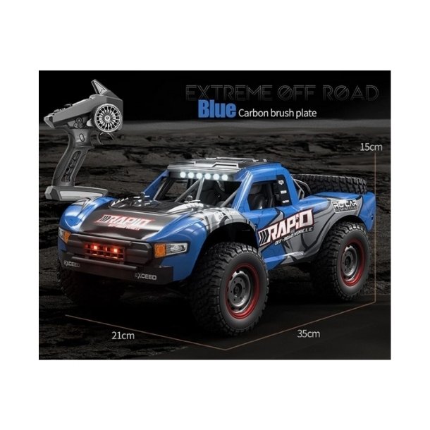 Q130 1:14 RC Bil 4WD (70 km/t, Brushless Motor)