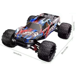 1:16 RC Offroad Monster Truck 4WD (40 km/t + LED Lys)