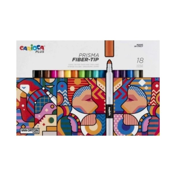 Carioca Plus Prisma 18 farver