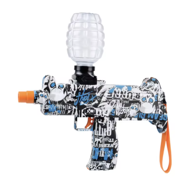Mini SMG Gel Blaster – graffiti design, fuldautomatisk