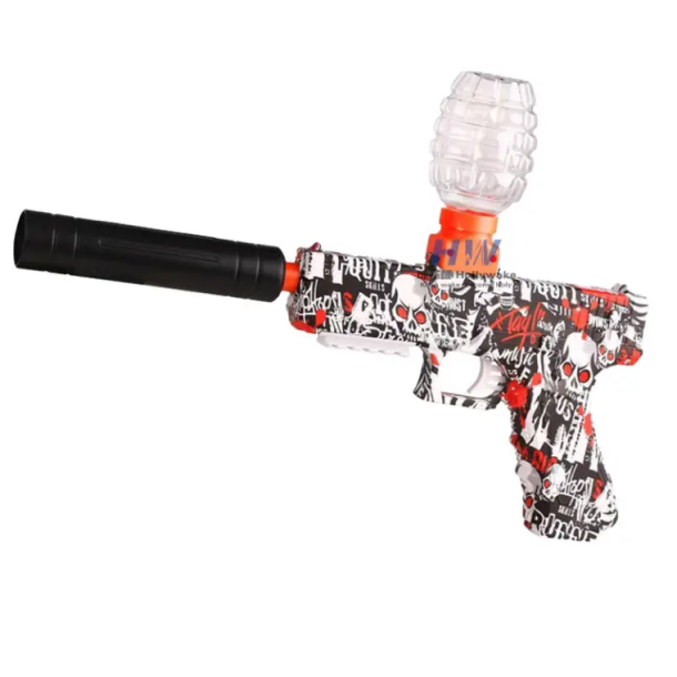 Gel Blaster Glock Pistol med lyddmper
