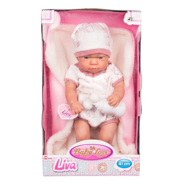 My Baby Liva Dukke 41 cm  med tppe og flaske