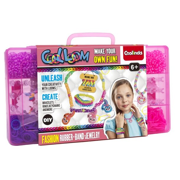4-Girlz Loomies Beauty St  2400 looms i kuffert
