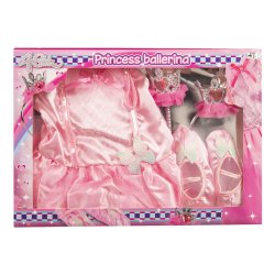 4-Girlz Prinsesse Ballerinast  kjole, sko og tilbehr