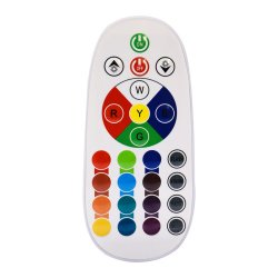 Jellyfish Lampe m/ LED og fjernbetjening  28,5 cm