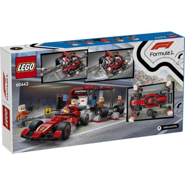LEGO City 60443  F1 Pitstop med Ferrari-bil