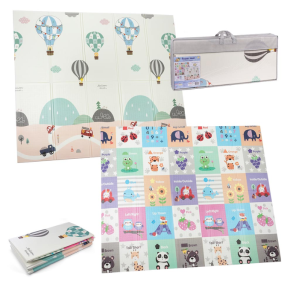 B Beez Skumtppe 196x177 cm  Dobbeltsidet design