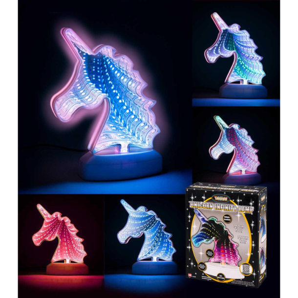 Enhjrninge Infinity Lampe  LED bordlampe 19x15 cm