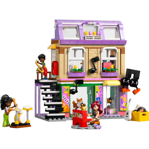 Lego Friends musikbutik og lejlighed 42653
