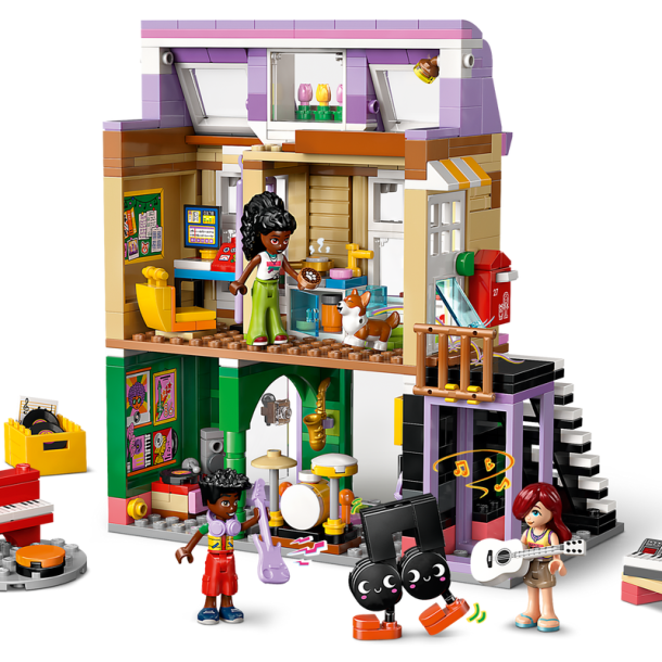 Lego Friends musikbutik og lejlighed 42653