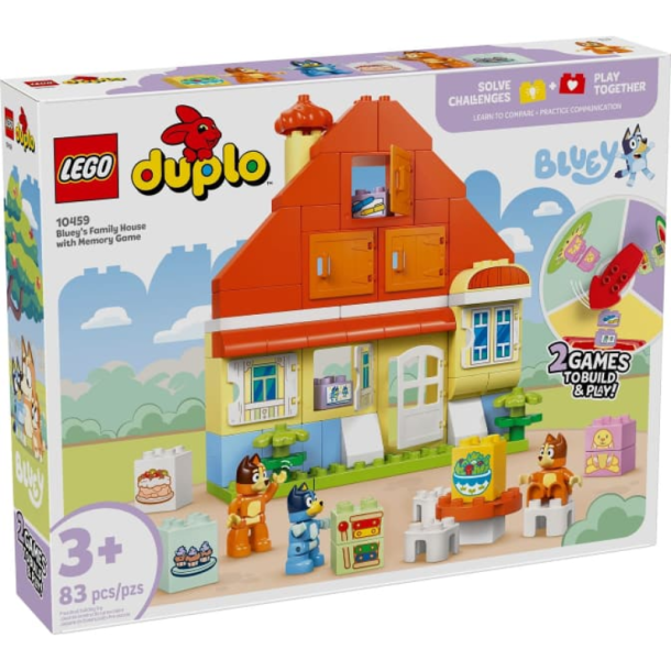 Blueys families hus med huskespil - LEGO 10459