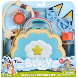 Bluey lgetaske med 7 dele
