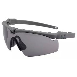 brille i klar sort farve.