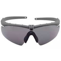 brille i klar sort farve.