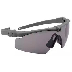 brille i klar sort farve.