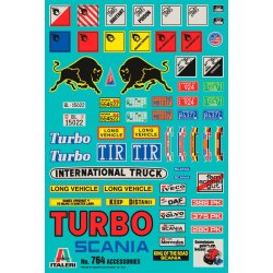 Italeri Truck tillbehr set - Truck stop tillbehr 1:24
