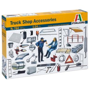 Italeri Truck tillbehr set - Truck stop tillbehr 1:24