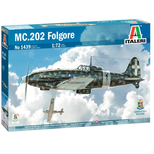 Italeri MC.202 Folgore italiensk kampfly - 1:72