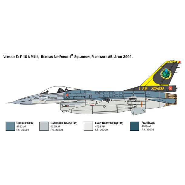 Italeri F-16 Fighting Falcon - 1:48